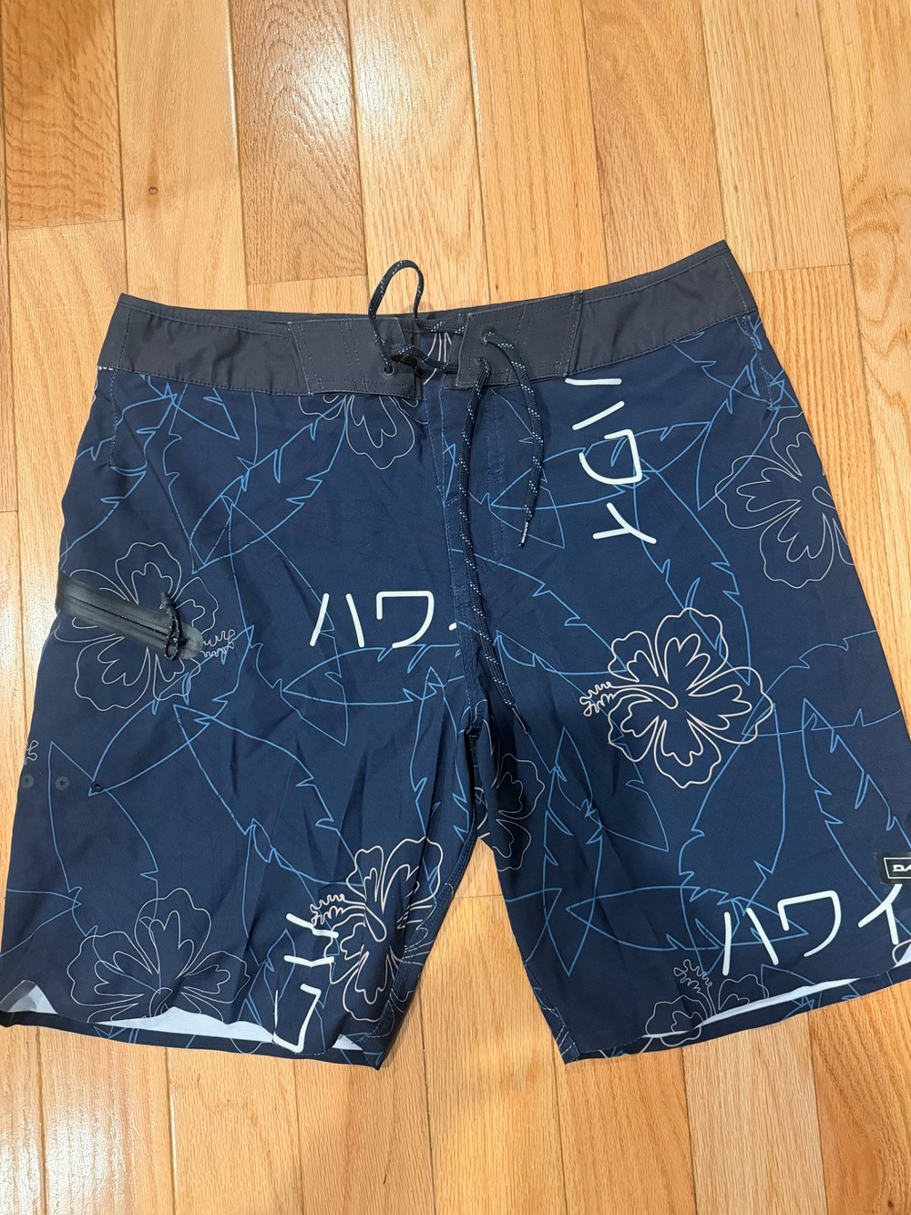 Dakine Navy Floral Board Shorts with Dark Waistband